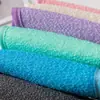 Bolsa de Red Espumadora de Jabón de Seda Elástica, Red Espumadora de Jabón, Toalla de Baño de Colores Caramelo, Cepillo para Espalda de Baño para Mujer, Herramienta Exfoliante