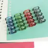 Carpeta de Anillas Grande Anillas de Anilla para Hojas Sueltas Sección de Anillas de Sujeción Anilla de Encuadernación Seccional Papel de Hojas Sueltas Perforado con Múltiples Agujeros Clip de Plástico