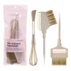 Set de Herramientas para Teñir el Cabello Estilo Chino Bolsa de Regalo Rosa Cepillo de Doble Cara para Teñir el Cabello Mezclador de Crema de Tinte Recipiente para Aceite de Horneado Cepillo Peine para Teñir el Cabello