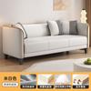 Sofá de Tela Minimalista Nórdico para Apartamentos Pequeños, de Dos Plazas para Habitaciones de Alquiler, Apartamentos de Dormitorio, Modelo Simple de Tres Plazas de Moda
