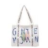 Bolsa de Mão Grande para Cartas de Comutador Bolsa Transfronteiriça Nova Moda Bolsa de Ombro para Estudante Bolsa Tote Casual Versátil