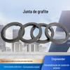 Gaxeta de enrolar para tubo de escape de fábrica junta para silenciador de carro moto junta para flange de silenciador pastilha de grafite