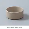 Cinzeiro estilo chinês, disponível em vários tamanhos, adequado para salas de estar e uso doméstico, criativo e personalizado, moderno e de luxo leve, adequado para escritórios, elegante e simples, evita que as cinzas voem