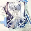 Nuevo Cuaderno de Página a Color Chica de la Luz de Luna 16K Anime Dulce Cuaderno de Cuero de Aspecto Elegante Dibujo Animado Cuaderno de Mano