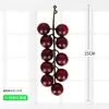 Racimo de uvas de simulación fruta de simulación uvas de plástico fruta falsa modelo accesorios planta verde decoración de interiores colgante