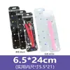 Bolsas de Embalaje Largas en Forma de Tira, Bolsas Blancas Perladas, Bolsas de Plástico Transparentes, Bolsas Rectangulares de Colores, Bolsas Engrosadas Largas con Cierre Automático