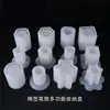 Poppy DIY Molde de Resina de Cristal Portapalillos Flor de Cerezo Caja de Almacenamiento con Forma de Corazón Portapalillos Molde de Silicona Europa