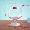 STONG shidao taça de vinho tinto curta de cristal copo redondo de barriga grande 410ml taça de vinho brandy taça de haste fina