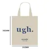 Bolso de lona en blanco logo personalizado publicidad de empresa bolsa de lona de compras wenchuang bolsa de algodón personalizada
