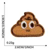 Lindo Mini tamaño pequeño Dibujo Animado Bordado Pegatina Mini Muñeca Ropa Decoración DIY en stock Parche Parche Tela Pegatina