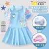 Traje de baño para niñas, vestido de baño de una pieza para niños pequeños, conjunto de traje de baño para estudiantes adolescentes
