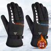 Guantes de Algodón para Esquí al Aire Libre para Hombres en Invierno Engrosados y de Terciopelo Cálidos Guantes de Ciclismo a Prueba de Viento para Mujeres con Pantalla Táctil