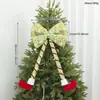 Novas Decorações de Laços para Árvore de Natal Transfronteiriças, Enfeites de Natal, Adereços e Decorações Criativas para Montagem de Cenário Atmosférico