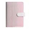 Cuaderno de Hojas Sueltas A6 Transfronterizo Cuaderno de Contabilidad de Hojas Sueltas Piel de PU Gradiente Cuaderno de Presupuesto de Efectivo Planificación Financiera Venta al por Mayor