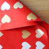 Nuevos productos ramo de flores de amor neón papel de regalo papel de regalo material para floristería regalo florista florista