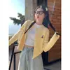 Conjunto Otoño Estilo Coreano Suéter Cárdigan Nuevo Estilo para Mujer Chaqueta de Punto de Invierno Top de Punto Texturizado Trenzado