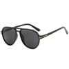 2024 Nuevas Gafas de Sol Retro de Doble Varilla para Mujer Anti-UV Gafas de Sol Transfronterizas Gafas de Sol Transparentes de Sapo para Hombre