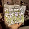 Luz Noturna Tendência Flor Tulipa Mar de Flores, Cubo Mágico 3D Espelhado Artesanal DIY Lâmpada de Atmosfera, Pequeno Presente para o Festival Qixi