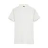 Algodão de fibra longa 40 210g cor sólida jacquard fenda Nova camisa polo masculina top lapela manga curta camiseta atacado