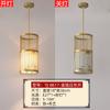 Novo Lustre de Ferro Estilo Chinês Retrô Zen com Spot para Sala de Chá Restaurante Porta Cartões Restaurante de Hot Pot Lâmpadas Especiais para Jantar