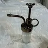 Cabezal de Bomba de Presión de PP de 33 Dientes Dispensador de Jabón de Lujo Retro Bomba de Loción Botella de Vidrio para Gel de Manos Cabezal de Bomba para Gel de Ducha