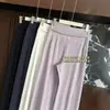 Conjunto de principios de otoño~Pantalones anchos versátiles de cintura alta de doble capa para adelgazar para mujer, pantalones rectos casuales ligeros holgados para yoga y deportes