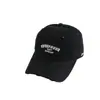 Gorra de Béisbol Bordada con Letra Unisex, Versátil, Adelgazante del Rostro, Protección Solar para Cuatro Estaciones, Sombrero para Exteriores a Prueba de Viento