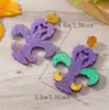 Nuevos pendientes acrílicos de tres colores exagerados para carnaval, color langostino, tendencia, combinan con todo, 2024, transfronterizos Europa y Estados Unidos