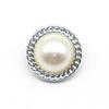 Botones de Perlas de Plástico Tipo Chanel Abrigo de Lana Suéter Tejido Camisa con Botones de Diamantes Cosidos a Mano