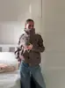 Em Estoque - Casaco Curto de Lã com Gola Alta e Botões - Estilo Europeu e Americano para o Outono e Primavera - Para Mulheres Baixinhas - Transfronteiriço
