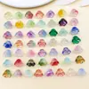 Vidrio Transparente de Color 11x8mm Flor de Lirio Cuentas Sueltas Colgante de Capullo Hecho a Mano DIY Pasador Joyería con Cuentas Accesorios