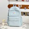 Mochila Casual Simples e Versátil Estilo Coreano para Meninas, Mochila Escolar Leve de Alta Capacidade para Alunas, Mochila Estilosa e Leve para Passeios