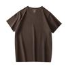 Nueva camisa de terciopelo con cuello redondo y sin costuras para hombre, otoño e invierno, con forro polar, gruesa, de doble cara, cálida, de manga corta