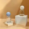 Botella de Vidrio para Loción Capilar Directa de Fábrica 30ml Botella Plana para Base de Maquillaje Tapa Esférica Sub-botella Cosmética Material de Empaque Transparente