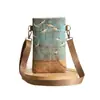 Bolsa transversal para presente, bolsa para celular, logo impresso personalizado, bolsa de papel DuPont cultural e criativa de atração turística, à prova d'água, grande capacidade
