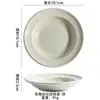 Prato de Cerâmica Colorido Puro Estilo Creme de Alta Qualidade Prato Pequeno Doméstico Prato para Molho de Hot Pot Prato Prático para Lanches