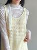 Vestido coreano Tao Chuan con escote en U y aberturas laterales, blusa de punto con abertura lateral, primavera 25, YL066
