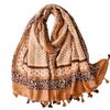 Bufanda Gruesa Cálida de Otoño e Invierno Satén Algodón Posicionamiento Plántula Hecha a Mano Bufanda de Seda Algodón y Lino Fieltro a Mano Chal Protector Solar para Mujer
