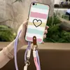 Adecuado para Funda de Teléfono Móvil Xiaomi Versión Q Pareja Nuevo Joven Textura Pulsera Blanda Bolso de Hombro Silicona Modelo Digital para Mujer