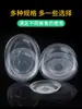 Platos de Plástico Desechables para Barbacoa, Banquetes en Casa, Platos Engrosados, Platos Redondos Transparentes, Vajilla para Picnic