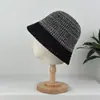 Chapéu de Pescador Japonês Vazado Color Block para Mulheres, Chapéu de Sol de Tecido Fino para Primavera/Verão, Viagem ao Ar Livre, Emagrecimento Facial, Chapéu de Proteção Solar