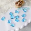 Rinestones para Uñas Ice-Clear Tendencia Verano Coloridos Rinestones de Base Puntiaguda Rinestones Transparentes Irregulares Rinestones Rectangulares de Corazón Ovalados para Uñas
