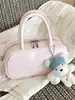 Bolso Cruzado Estampado de Lunares Estilo Coreano Bolso de Mano Fresco Dulce Bolso de Bolos Bolso de Hombro de Moda Personalidad Nicho ins