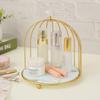 Tocador de Escritorio Jaula para Pájaros Perfume Cosméticos Skincare Estante de Almacenamiento Caja de Almacenamiento Decoración Estante de Exhibición Baño Dormitorio