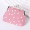 Bolsa para Monedas de Lunares, Estilo Lindo y Fresco para Mujeres, Bolsa Portátil para Guardar Monedas, Mini Billetera Estilo Ins al por Mayor