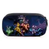 Bolsa para lápices de gran capacidad para estudiantes del juego Minecraft al por mayor del fabricante Bolsa de papelería Bolsa de lápices de dibujos animados Caja de almacenamiento de papelería