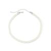 Cadena de clavícula de perlas estilo ins de lujo ligero que combina con todo, collar de cuentas tejidas para mujer con sentido del diseño de moda