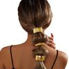 Accesorios para el cabello de alta calidad, de metal, europeos y americanos, con goma elástica, para la cabeza, con forma de bola, para atar la cabeza, para coleta