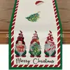 Nuevo Camino de Mesa Navideño Mantel para Hogar, Restaurante, Sala de Estar, Mesa de Comedor, Decoración Festiva para Interiores y Exteriores Camino de Mesa