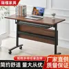 Mesa de Conferência Dobrável, Mesa e Cadeira de Atividades de Aprendizagem para Casa, Mesa de Escritório Longa Multifuncional Combinada, Mesa de Treinamento para Computador